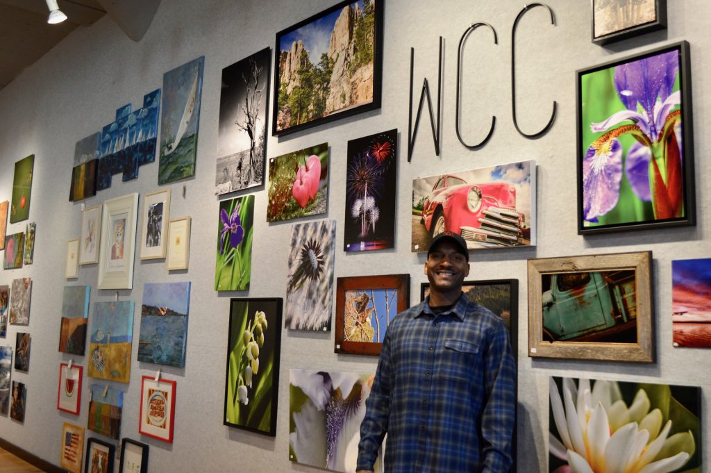 Bruce Riley and his wife, Danielle Carter-Riley, are the visionaries behind Wisconsin Curated Creations, a store that provides space for local entrepreneurs and artisans to sell their goods. Photo by Ana Martinez-Ortiz/NNS.