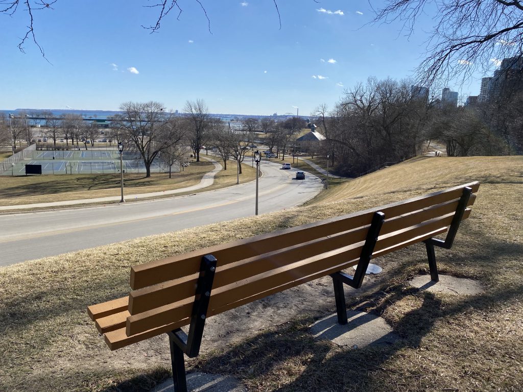 The view from McKinley Hill. Photo taken March 11th, 2021 by Cari Taylor-Carlson.