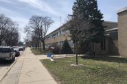 Riverwest Elementary School, 2765 N. Fratney St. Photo taken March 30th, 2021 by Dave Reid.