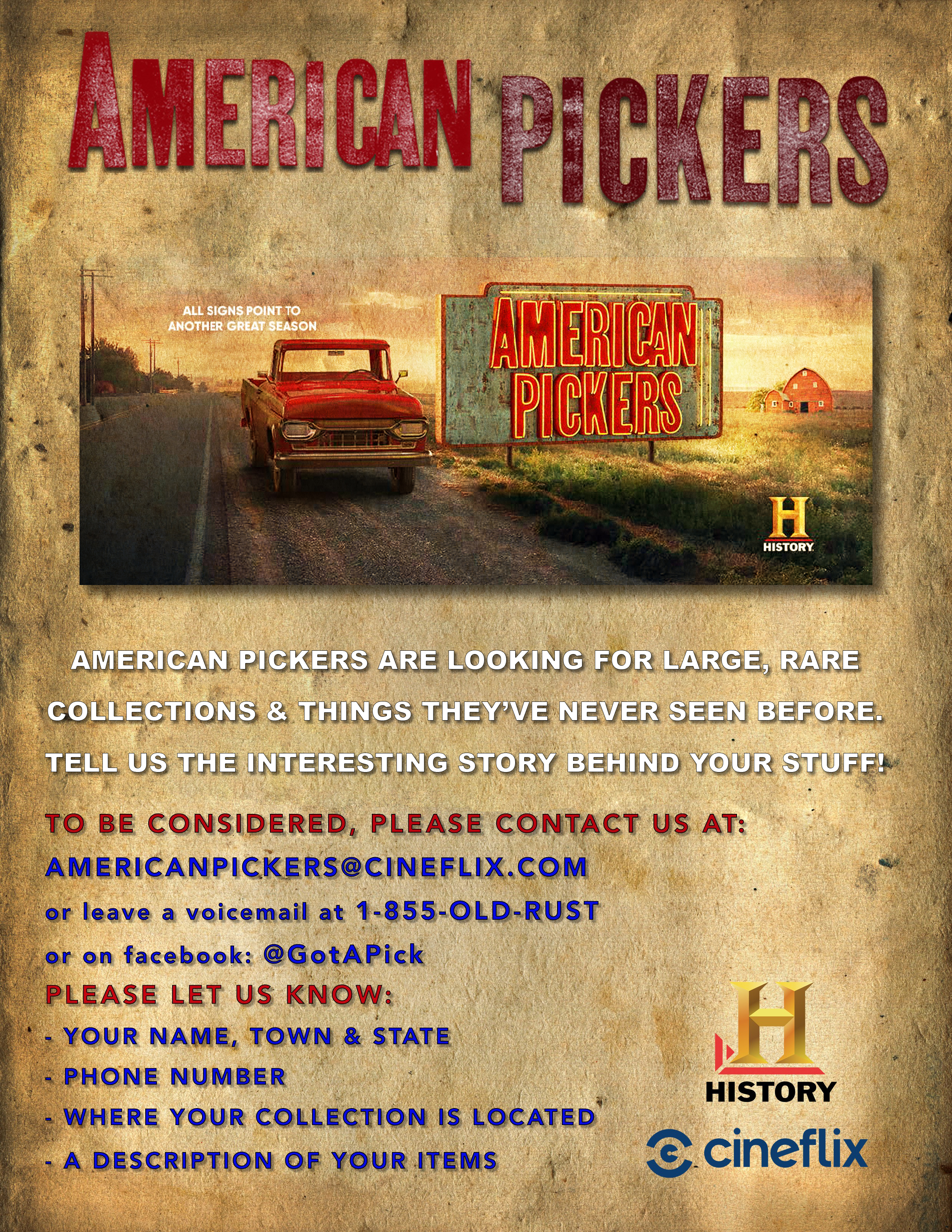 American Pickers to Film in Wisconsin