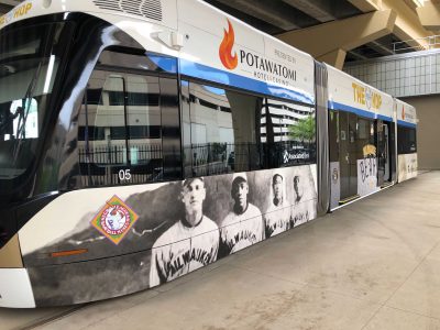 Transportation: Brewers, City Unveil Negro Leagues Streetcar