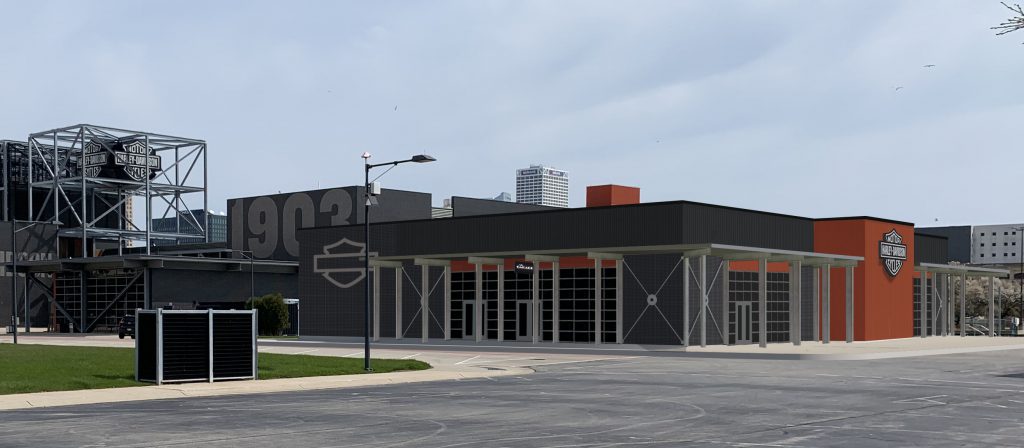 New Harley-Davidson Museum event venue. Rendering by Morton Buildings.
