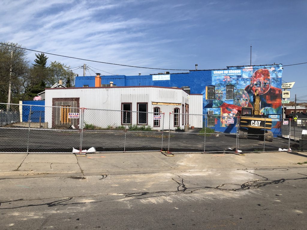 Construction at former Sven's Cafe site, 2699 S. Kinnickinnic Ave. Photo by Jeramey Jannene.