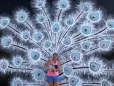 Visual Art: New Mural Transforms You Into a Peacock