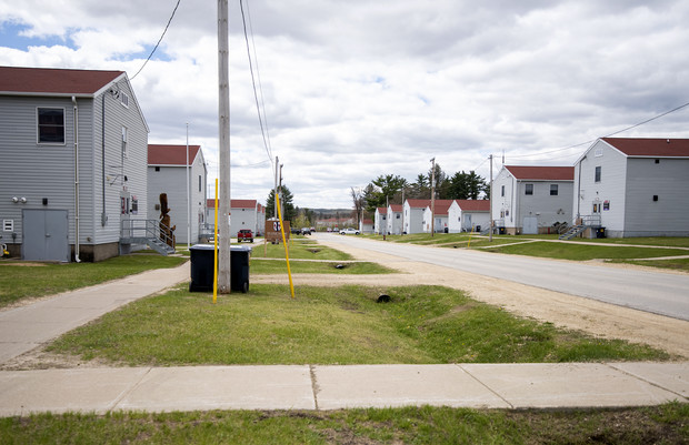 Buildings inside of Fort McCoy on Friday, May 7, 2021, between Tomah and Sparta. Angela Major/WPR