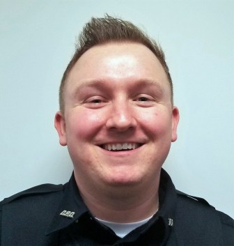 Riley Schmidt was formerly employed by the Iowa County Sheriff’s Office, but lost his job due to a series of infractions during his probationary period. He now works as a law enforcement officer for the Darlington Police Department and the Lafayette County Sheriff’s Office. Darlington Police Chief Jason King says Schmidt has had “exemplary” performance since joining his department two years ago. Credit: Courtesy of the Darlington Police Department