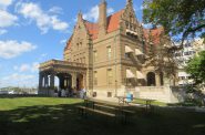 Pabst Mansion Beer Garden. Photo taken August 13, 2021 by Michael Horne.