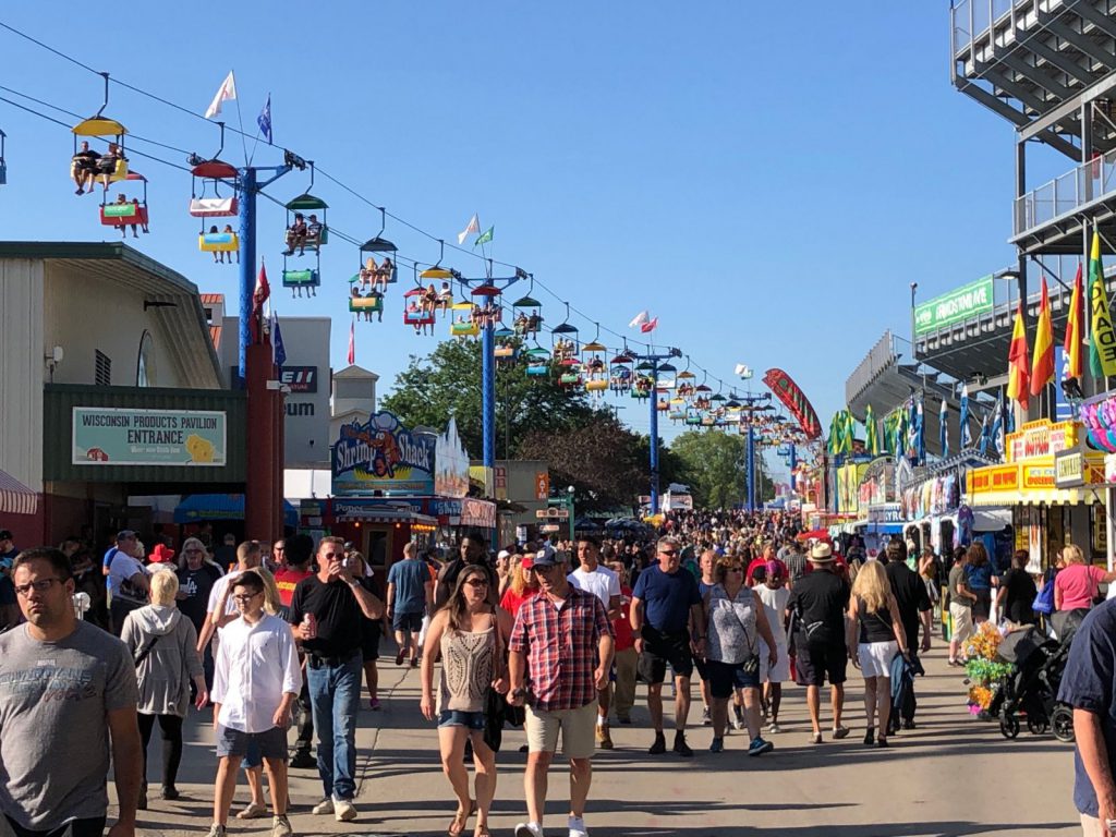 Wisconsin State Fair. Photo taken August 1, 2019 by Jeramey Jannene.