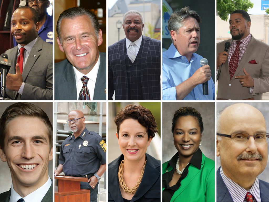 Potential Milwaukee mayoral candidates. Images from Urban Milwaukee file photos.