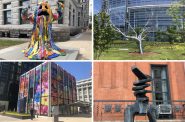 Sculpture Milwaukee 2021 pieces. Photos by Jeramey Jannene.