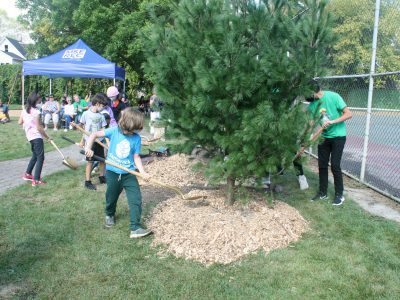 New Mural, Peace Tree Unveiled at Pulaski Playfield