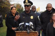 Acting Police Chief Jeffrey Norman speaks at a press conference. Photo by Jeramey Jannene.