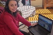 Kimberly Turner, Covering Wisconsin's navigator regional lead for Southeast Wisconsin, provided virtual assistance on the first day of open enrollment. Photo provided by Covering Wisconsin/NNS.
