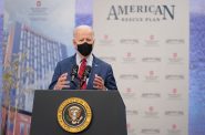 President Joe Biden March 23, 2021, at the Arthur James Cancer Hospital and the Richard Solove Research Institute in Columbus, Ohio. Official White House Photo by Adam Schultz.