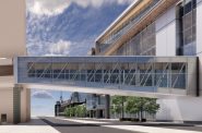 Wisconsin Center eastern skywalk. Rendering submitted to City of Milwaukee by Wisconsin Center District.