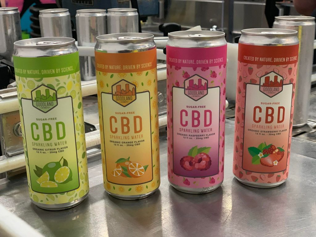 CBD Seltzer from Goodland Extracts. Image provided.