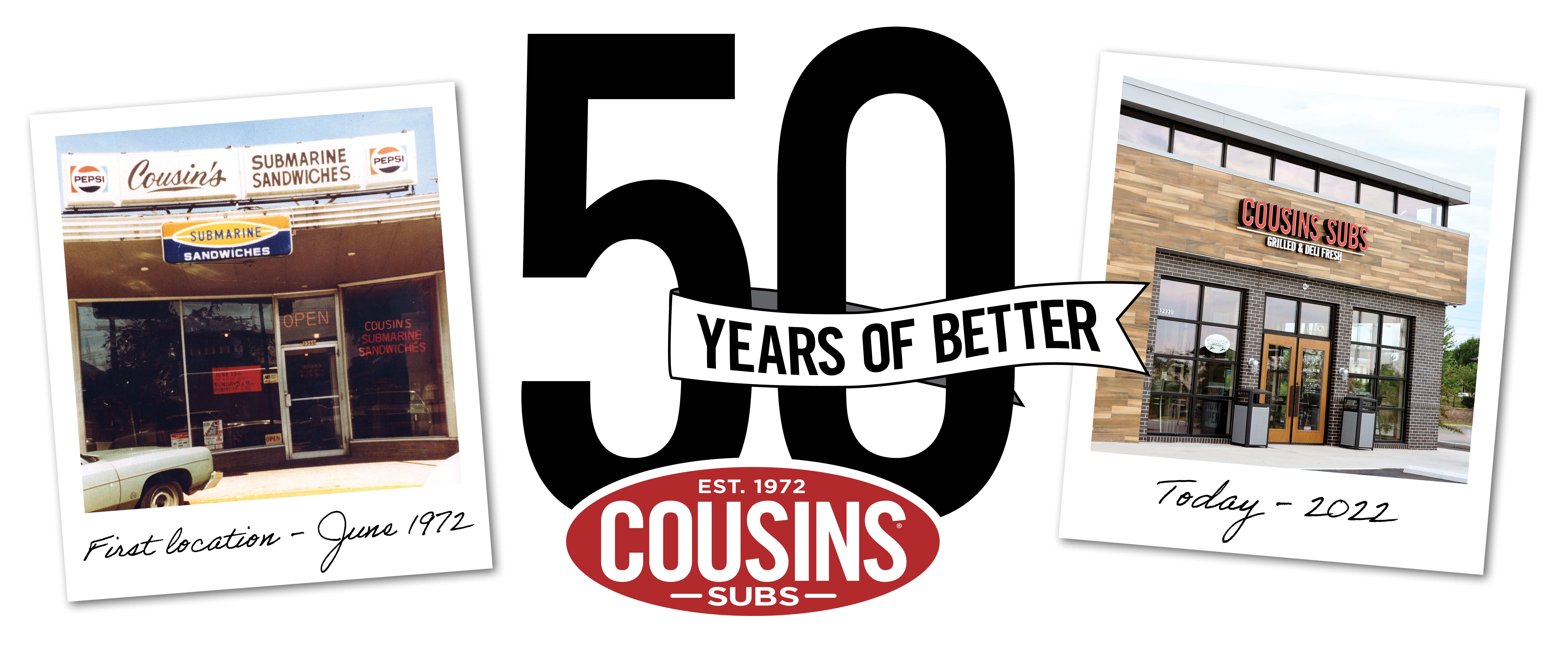 Cousins Subs® Celebrates ’50 Years of Better’ with Loyalty Promotions