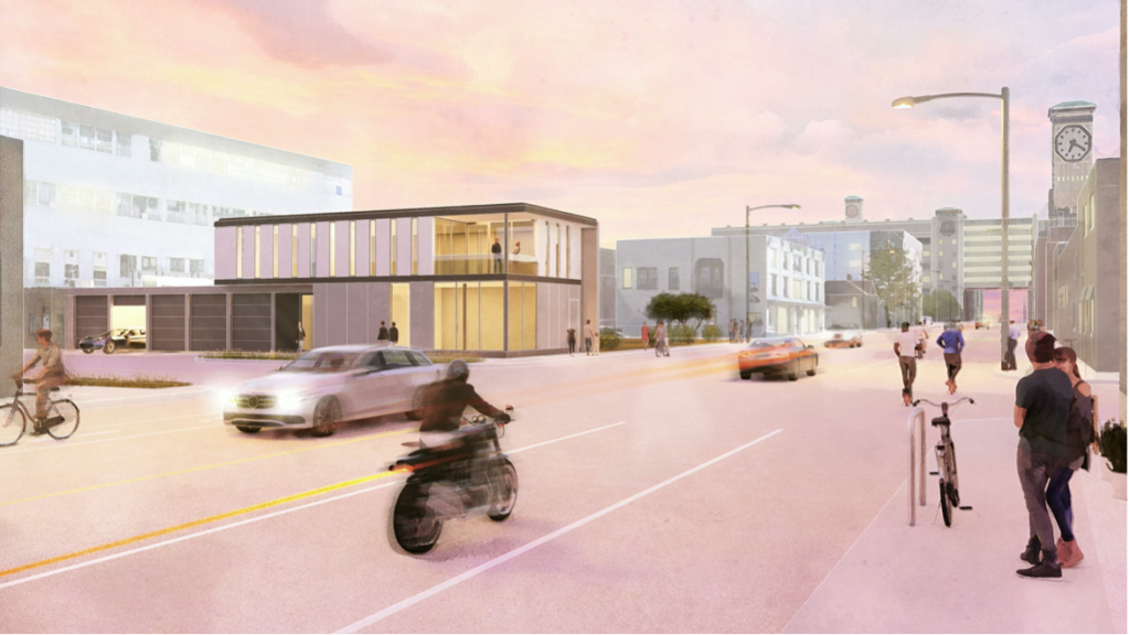 Conceptual rendering of expansion of 902 S. 2nd St. Rendering by Vetter Architects.