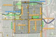 Envision South 13th Street Together project map. Image from DCD.