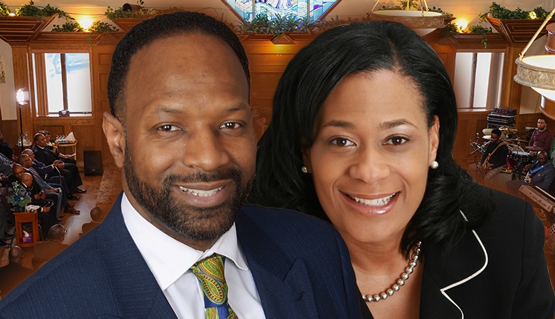 “As leaders, it’s our job to keep people encouraged,” says the Rev. Steven Tipton, shown with his wife, Dr. Marica Tipton, of the El Bethel Church of God in Christ. Photo provided by El Bethel Church of God in Christ/NNS.