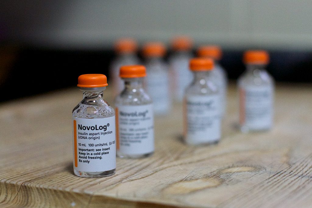 Eight bottles of insulin. Photo by flickr user Alan Levine. (CC BY 2.0). https://creativecommons.org/lic0enses/by/2.0/