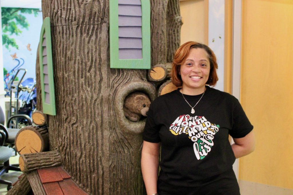 Tamara Johnson is the principal at Malaika Early Learning Center, a school and child care center in the Harambee neighborhood that emphasizes mental health for its students. Photo by Matt Martinez/NNS.