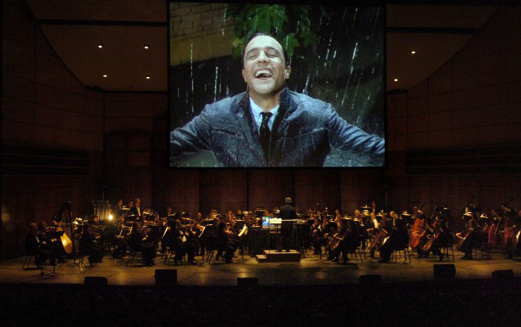 Singin' in the Rain movie with live orchestra. Photo by Emily Zoladz/Milwaukee Symphony Orchestra