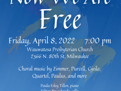 Free Choral Concert April 8 Features Music for Women’s Voices
