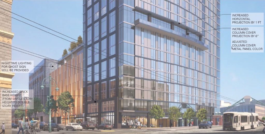 Some of the revisions to the 333 N. Water St. project. Rendering by Solomon Cordwell Buenz.