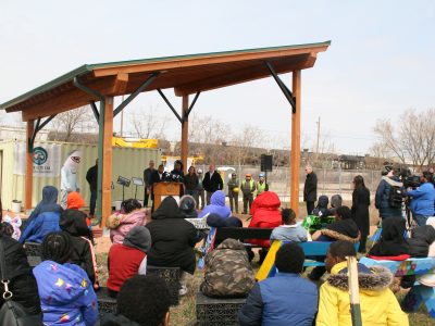 Mayor, Students Celebrate Arbor Day With Tree Planting