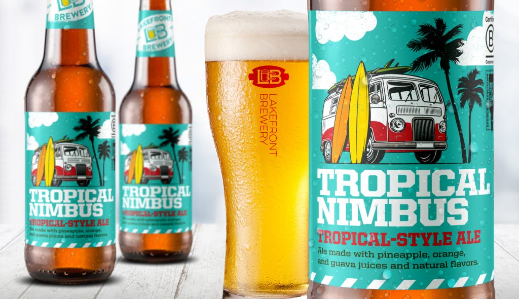 Tropical Nimbus. Photo courtesy of Lakefront Brewery.