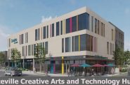 Bronzeville Creative Arts and Technology Hub. Rendering by Engberg Anderson Architects.