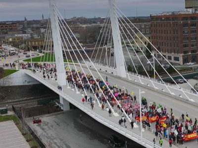Thousands March for Immigrant Rights