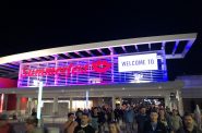 People file out of Summerfest on the last night of the 2021 festival. Photo by Jeramey Jannene.