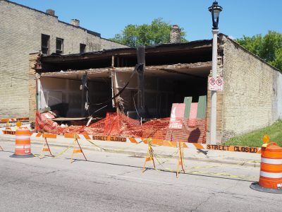Eyes on Milwaukee: Car Wins Battle With Commercial Garage