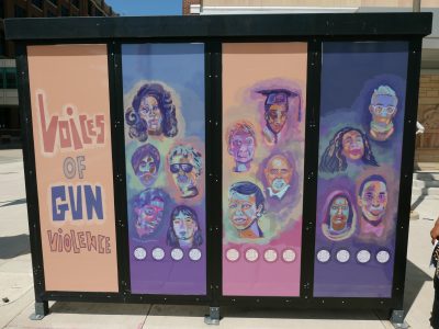 Bus Stop Murals Tell Story of Gun Violence