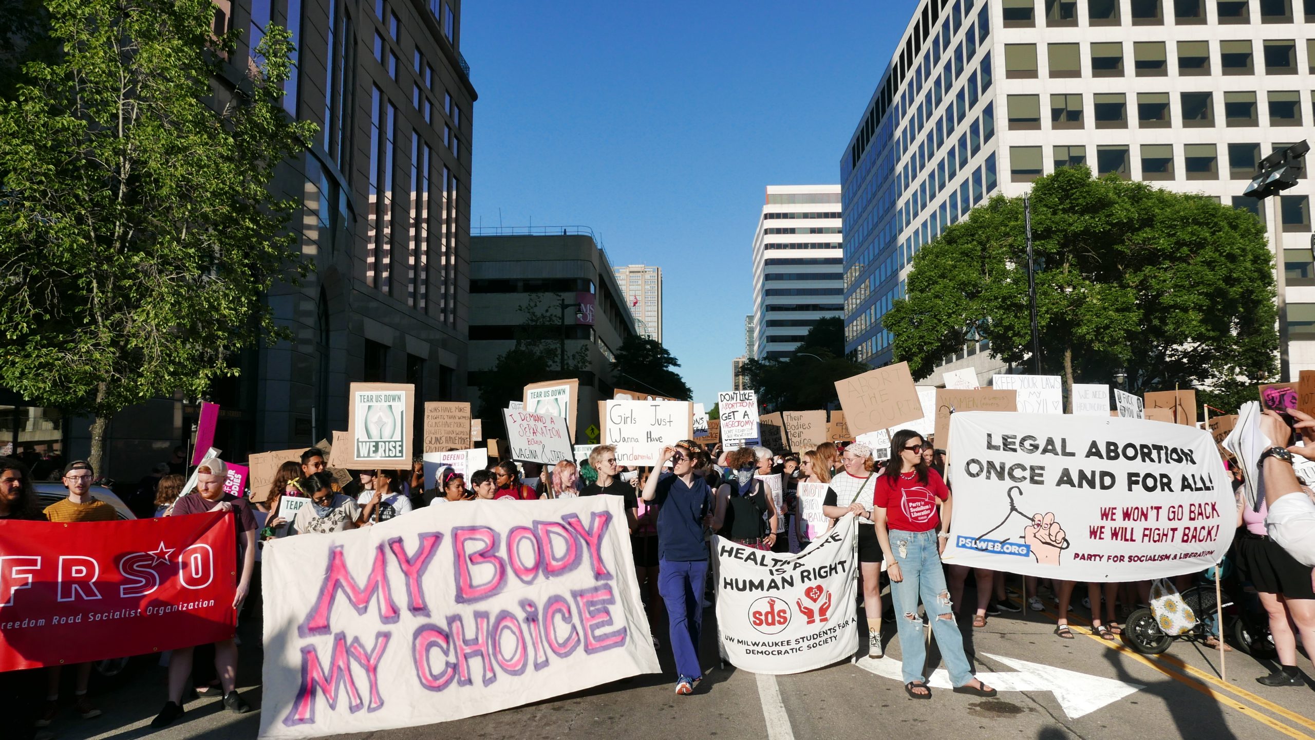 Abortion Rights Protest Calls for Supporters to Organize