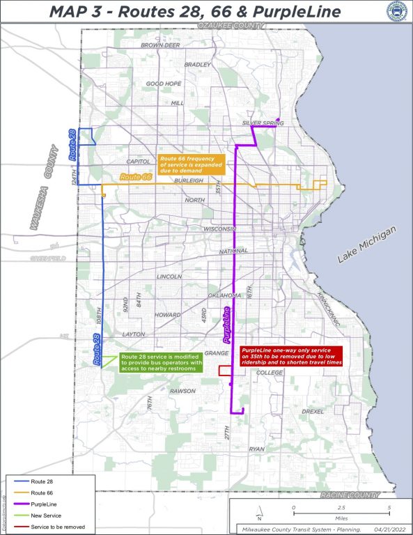 MAP 3 - Routes 28, 66 &amp; PurpleLine