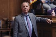 Wisconsin Assembly Speaker Robin Vos, R-Rochester, has been mum on the Republican majority’s plans for legislation if the U.S. Supreme Court overturns Roe v. Wade, which established a constitutional right to an abortion. He is seen at the Wisconsin State Capitol in 2020 in Madison, Wis. (Coburn Dukehart / Wisconsin Watch)