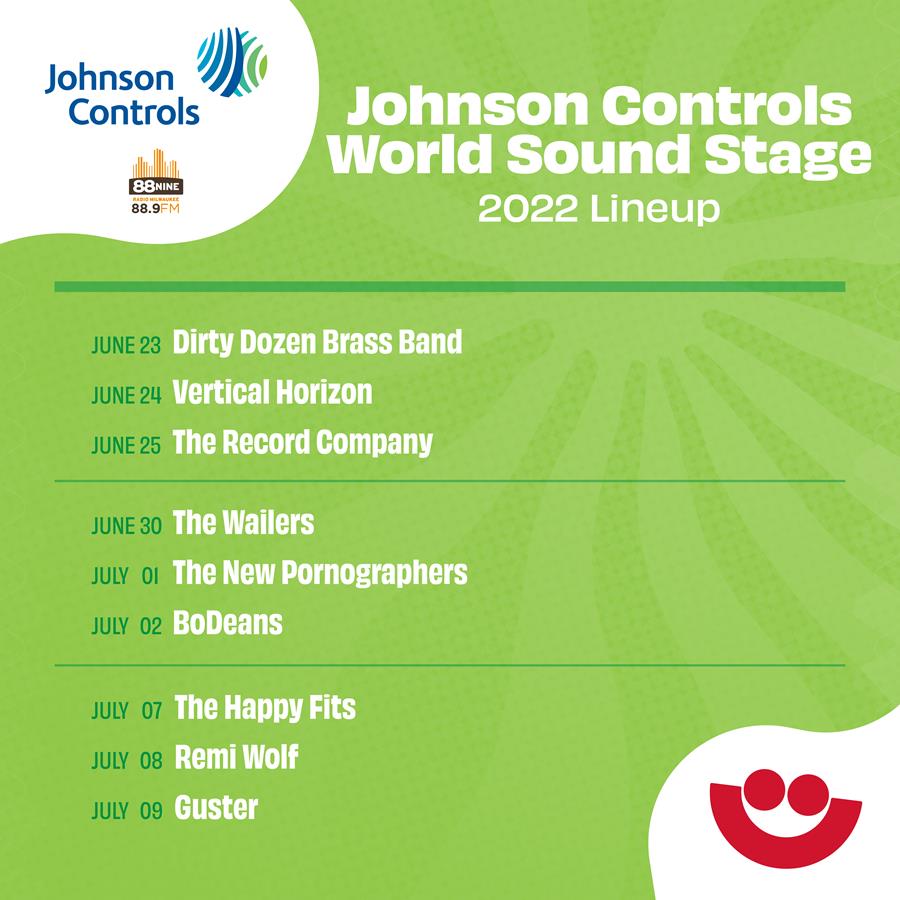 Summerfest and Johnson Controls 15th Stomp Out Hunger Day on June 23