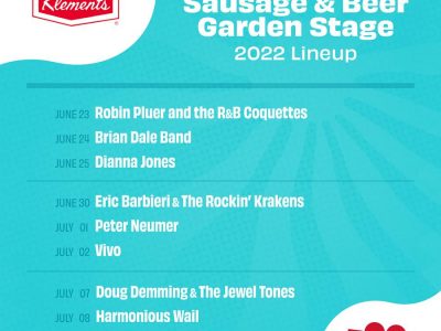 Klement’s Sausage & Beer Garden Stage Features Local Lineup and Activation