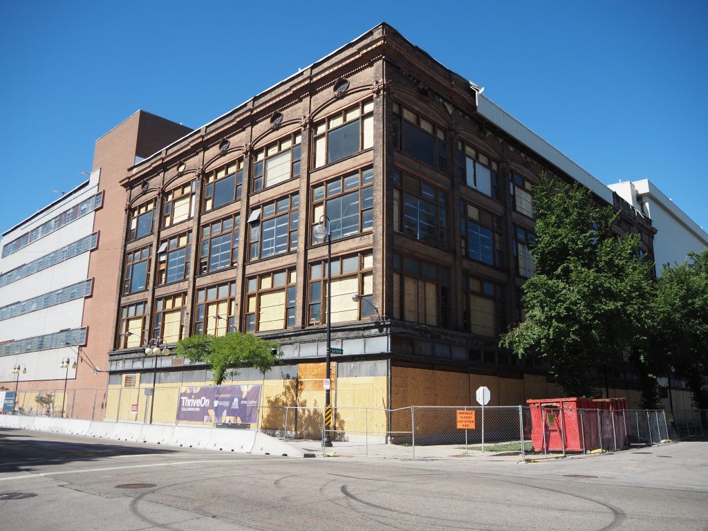 The former Schuster's Department Store at 2153 N. Martin Luther King Jr. Dr. Photo by Jeramey Jannene.
