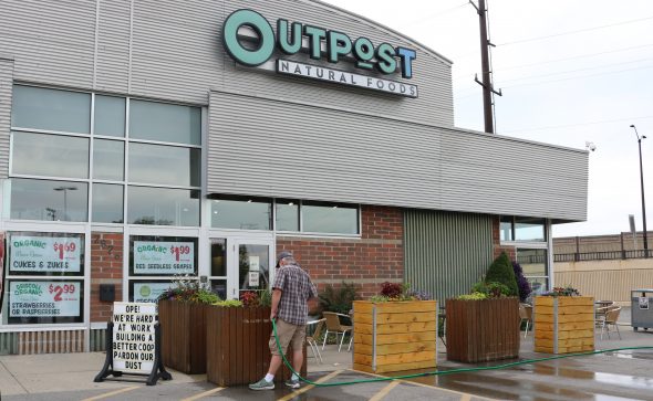 Outpost Natural Foods is undergoing renovations. Photo by Sophie Bolich.