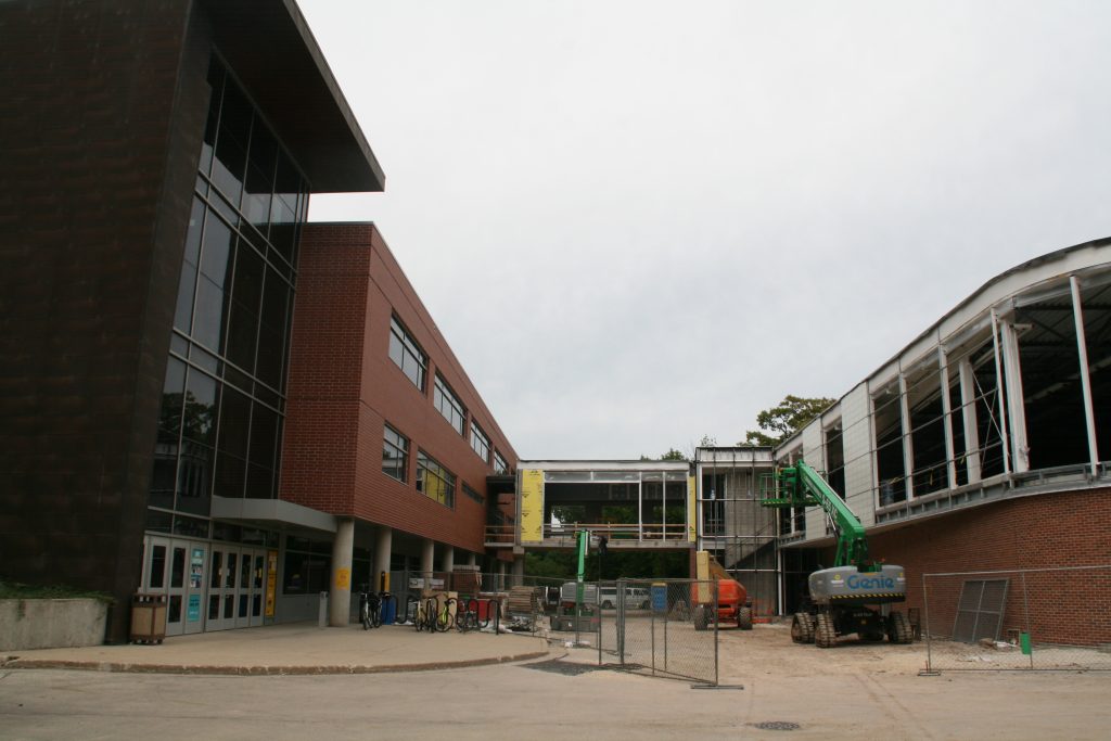 The Klotsche Center and the Orthopaedic Hospital of Wisconsin Center expansion. Photo by Jeramey Jannene.