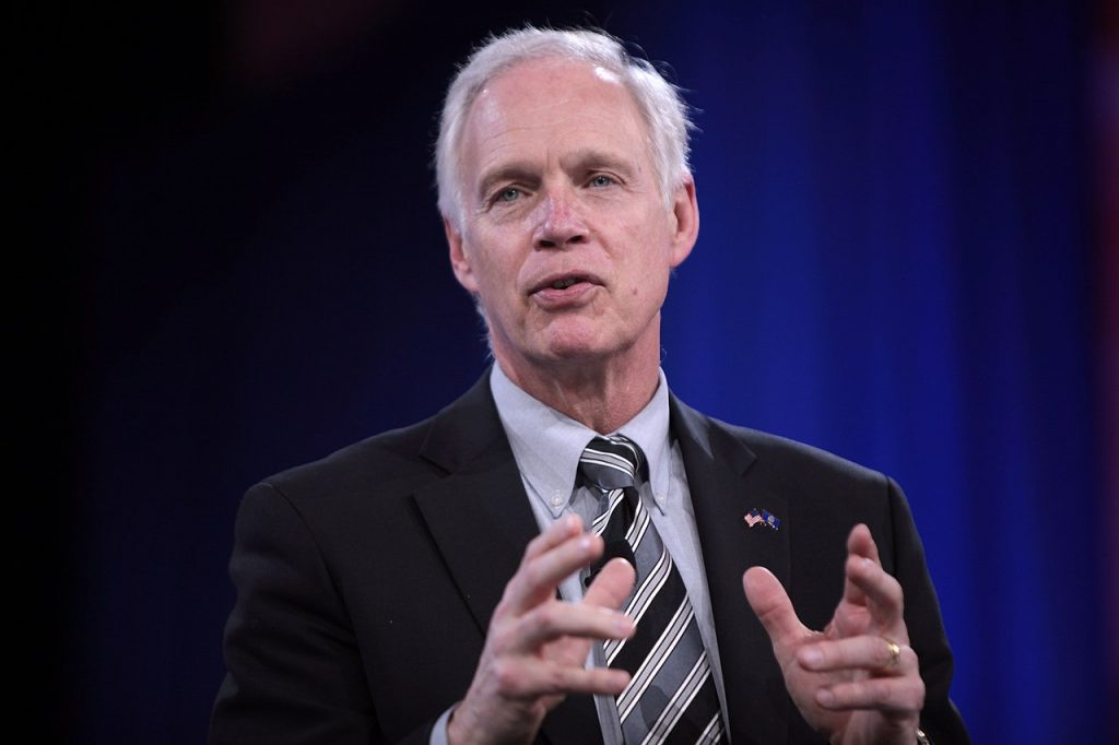 U.S. Senator Ron Johnson speaking at the 2016 Conservative Political Action Conference. Photo by Gage Skidmore from Surprise, AZ, United States of America, CC BY-SA 2.0 , via Wikimedia Commons
