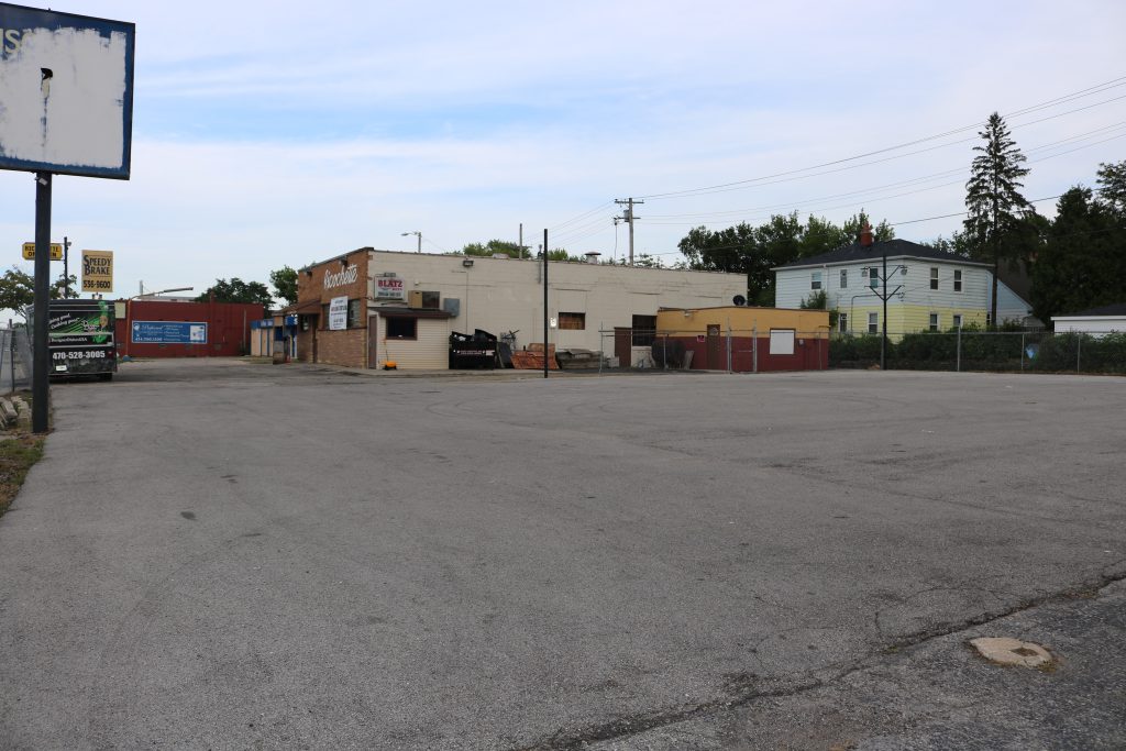 Site of the food truck park planned near 71st Street and Capitol Drive. Photo taken August 15, 2022 by Sophie Bolich.
