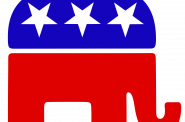 Republican Party logo (United States), Public domain, via Wikimedia Commons