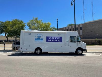 Conservative Law Firm Tries To Stop Racine’s Voting Truck