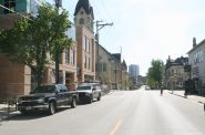 Looking east on Brady Street from N. Humboldt Ave. in 2017. Photo by Jeramey Jannene.