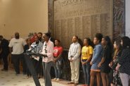 In 2018, the Milwaukee Youth Council organized a news conference on violence. Photo by Ana Martinez-Ortiz courtesy of NNS.